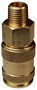 Dixon 3UM3-B 3/8"UNI-COUPLER, 3/8"M-NPTF, BRASS  Body Material: BRASS Body Size: 3/8"